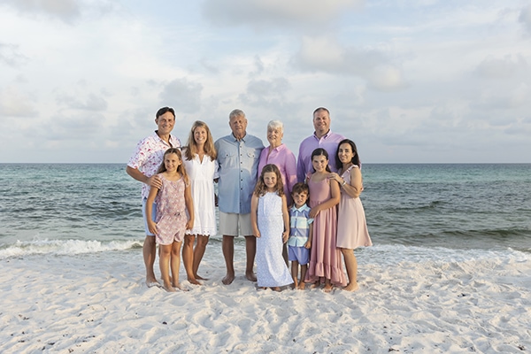 family portraits on navarre beach